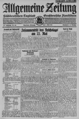 Allgemeine Zeitung Mittwoch 7. Mai 1924