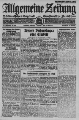 Allgemeine Zeitung Samstag 31. Mai 1924