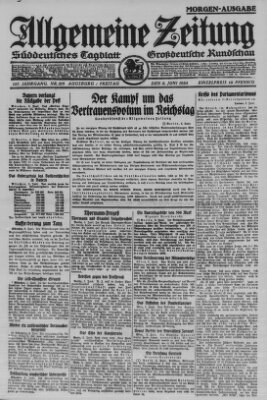 Allgemeine Zeitung Freitag 6. Juni 1924