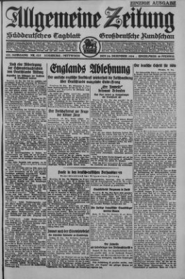 Allgemeine Zeitung Mittwoch 24. Dezember 1924