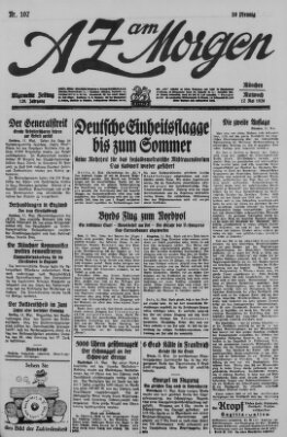 AZ am Morgen (Allgemeine Zeitung) Mittwoch 12. Mai 1926
