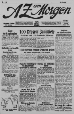 AZ am Morgen (Allgemeine Zeitung) Freitag 28. Mai 1926