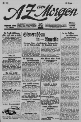 AZ am Morgen (Allgemeine Zeitung) Mittwoch 2. Juni 1926