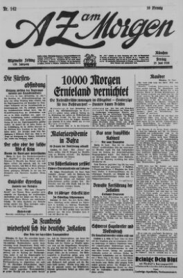 AZ am Morgen (Allgemeine Zeitung) Freitag 25. Juni 1926