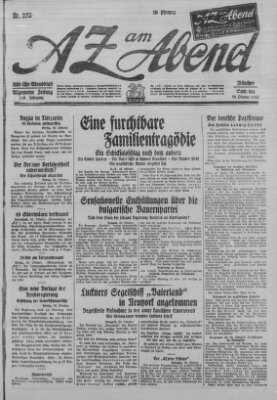 AZ am Abend (Allgemeine Zeitung) Samstag 30. Oktober 1926
