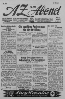 AZ am Abend (Allgemeine Zeitung) Mittwoch 27. April 1927