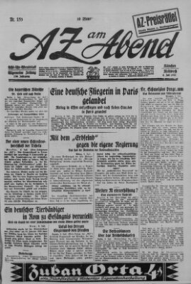 AZ am Abend (Allgemeine Zeitung) Mittwoch 6. Juli 1927