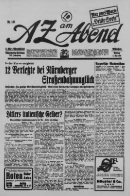 AZ am Abend (Allgemeine Zeitung) Montag 6. Mai 1929