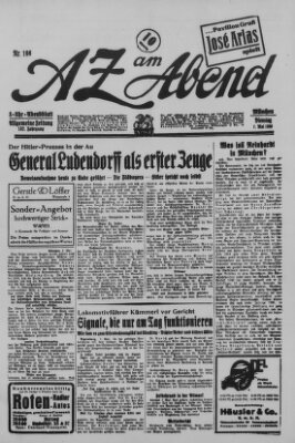 AZ am Abend (Allgemeine Zeitung) Dienstag 7. Mai 1929