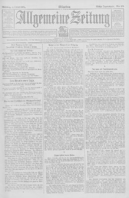 Allgemeine Zeitung Montag 4. Februar 1907