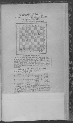 Schach-Zeitung (Münchner neueste Nachrichten) Sonntag 3. Dezember 1893