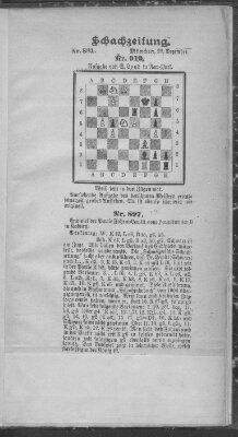 Schach-Zeitung (Münchner neueste Nachrichten) Sonntag 25. Dezember 1904