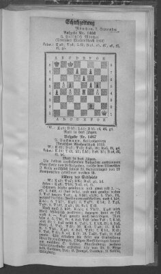 Schach-Zeitung (Münchner neueste Nachrichten) Sonntag 7. September 1913