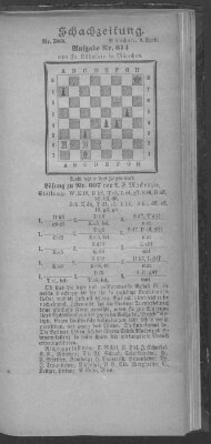 Schach-Zeitung (Münchner neueste Nachrichten) Sonntag 9. April 1899