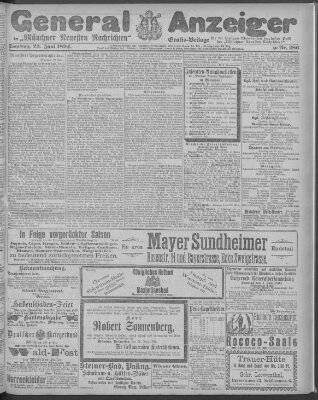 Münchner neueste Nachrichten Samstag 23. Juni 1894