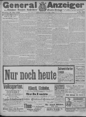 Münchner neueste Nachrichten Dienstag 16. Mai 1893