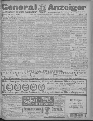 Münchner neueste Nachrichten Dienstag 10. März 1896