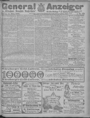 Münchner neueste Nachrichten Samstag 14. März 1896