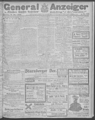 Münchner neueste Nachrichten Samstag 16. Mai 1896