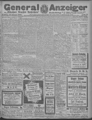 Münchner neueste Nachrichten Samstag 13. Februar 1897