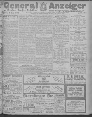 Münchner neueste Nachrichten Montag 3. Juni 1895