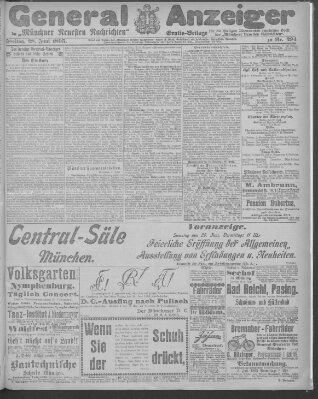 Münchner neueste Nachrichten Freitag 28. Juni 1895