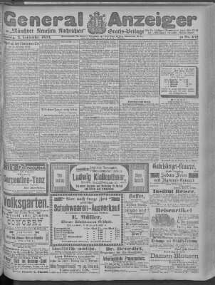 Münchner neueste Nachrichten Samstag 2. September 1893