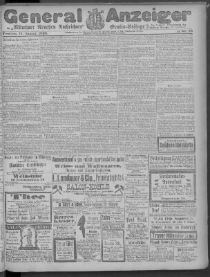 Münchner neueste Nachrichten Dienstag 17. Januar 1893
