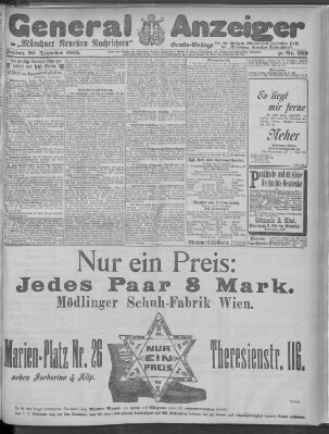 Münchner neueste Nachrichten Freitag 20. Dezember 1895