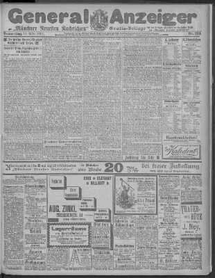 Münchner neueste Nachrichten Donnerstag 14. März 1901