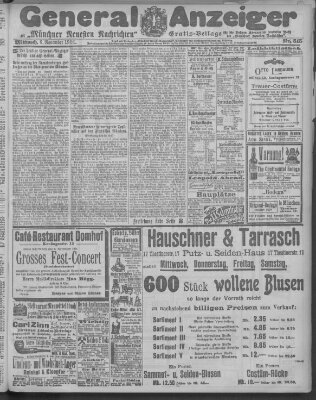 Münchner neueste Nachrichten Mittwoch 6. November 1901