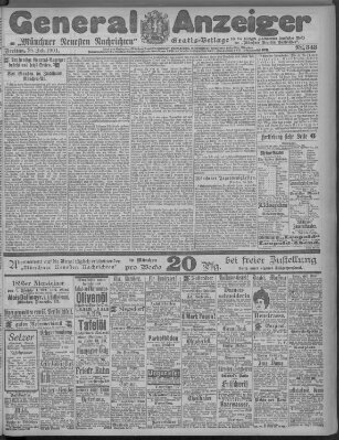 Münchner neueste Nachrichten Freitag 26. Juli 1901