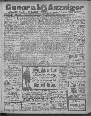 Münchner neueste Nachrichten Mittwoch 25. Mai 1898
