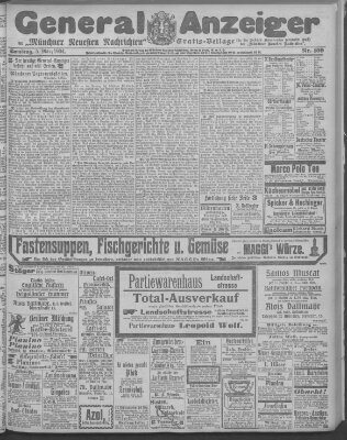 Münchner neueste Nachrichten Samstag 5. März 1904