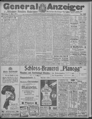 Münchner neueste Nachrichten Samstag 25. April 1903
