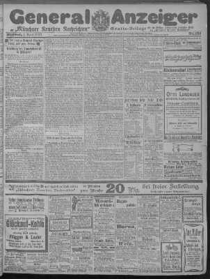 Münchner neueste Nachrichten Mittwoch 2. April 1902
