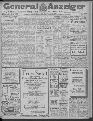 Münchner neueste Nachrichten Montag 23. März 1903