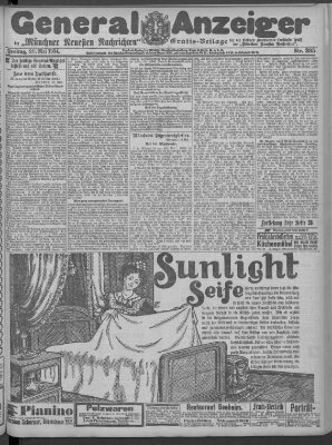 Münchner neueste Nachrichten Freitag 20. Mai 1904