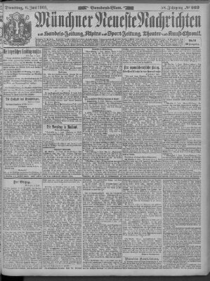 Münchner neueste Nachrichten Dienstag 6. Juni 1905