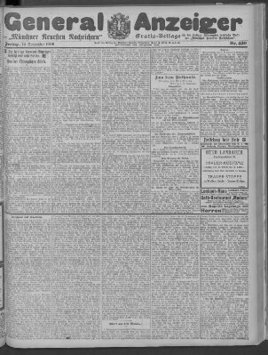 Münchner neueste Nachrichten Freitag 14. September 1906