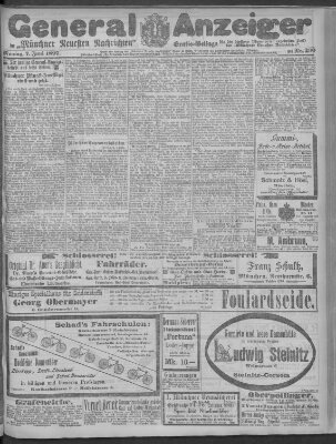 Münchner neueste Nachrichten Montag 7. Juni 1897