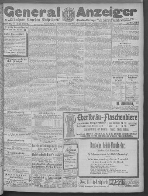 Münchner neueste Nachrichten Dienstag 13. Juli 1897