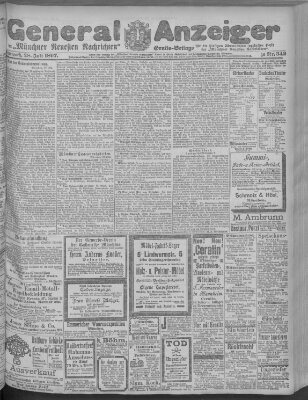Münchner neueste Nachrichten Mittwoch 28. Juli 1897