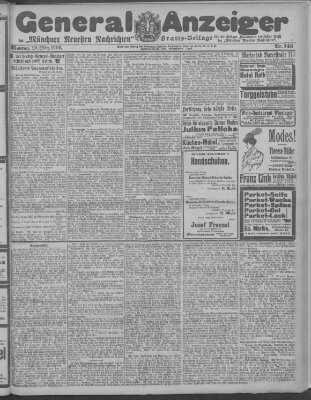 Münchner neueste Nachrichten Montag 26. März 1906