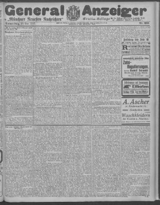 Münchner neueste Nachrichten Donnerstag 23. Mai 1907