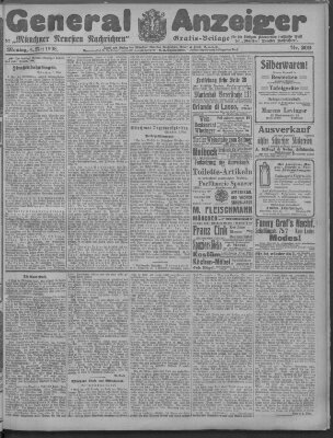 Münchner neueste Nachrichten Montag 4. Mai 1908