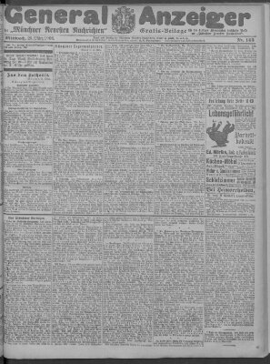 Münchner neueste Nachrichten Mittwoch 25. März 1908