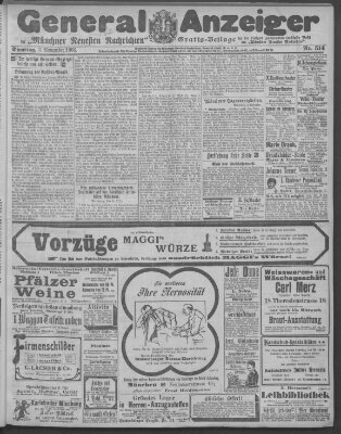 Münchner neueste Nachrichten Dienstag 3. November 1903