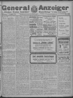 Münchner neueste Nachrichten Montag 19. Dezember 1910