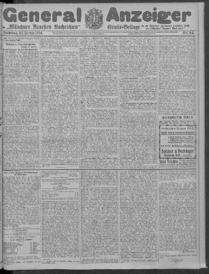 Münchner neueste Nachrichten Samstag 26. Februar 1910
